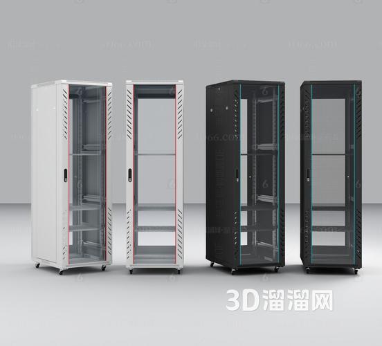 网络机柜服务器机柜3d模型
